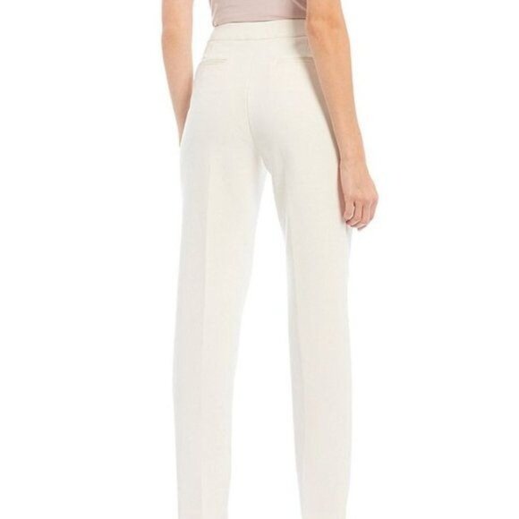 Anne Klein Slim Stretch Pants Anne White, Size 14 - Picture 2 of 5